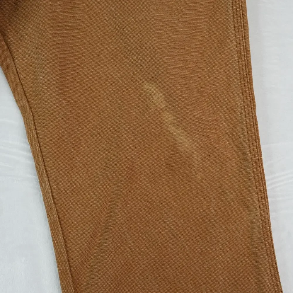 Dickies Carpenter Pants Mens 34x30 Brown Canvas Workwear‎ Utility Patina Rugged
